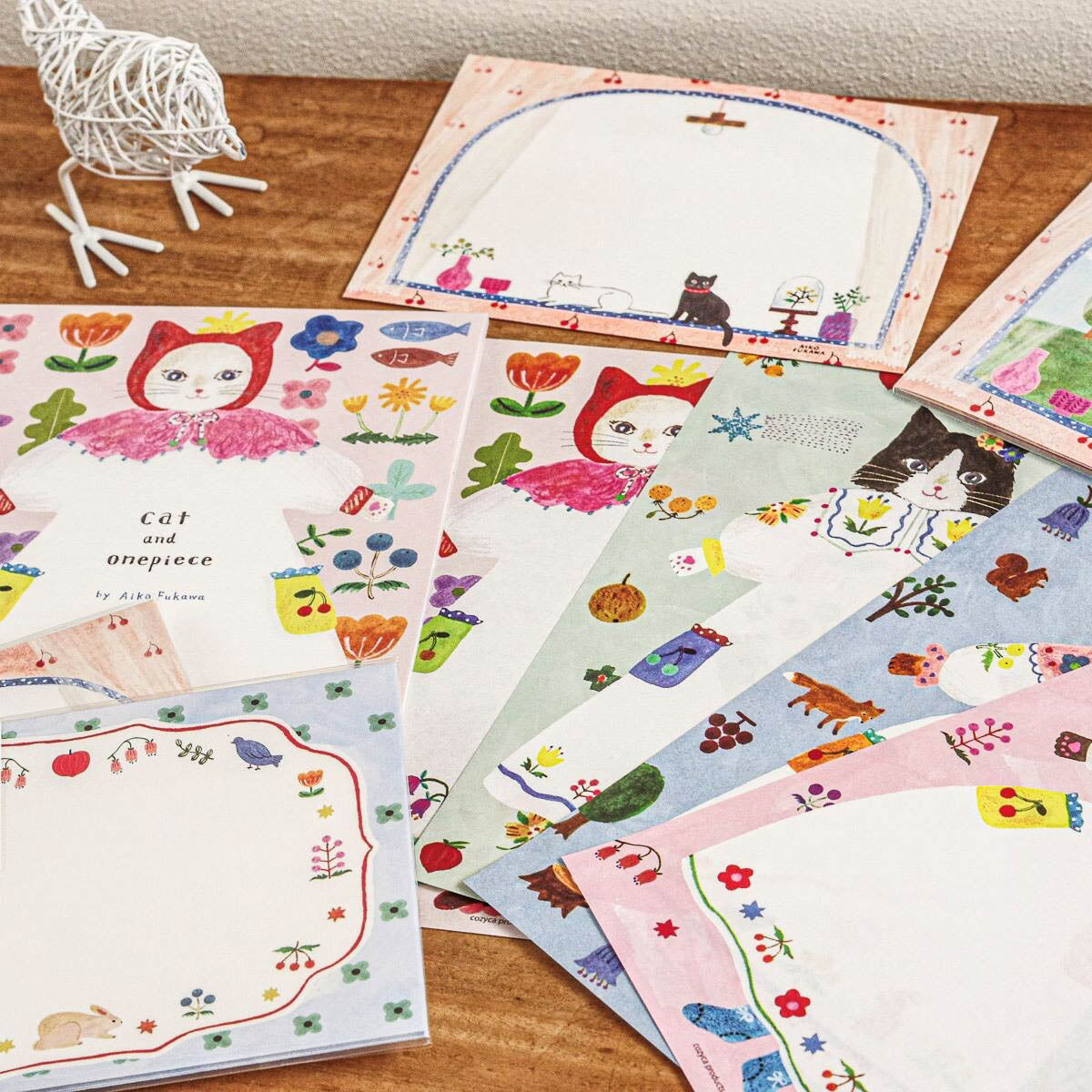 Briefpapier-Set - cozyca - Aiko Fukawa - Paper and Envelope