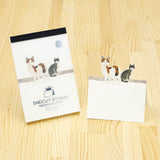 Notizblock - Die Cut Message Cards - Animals