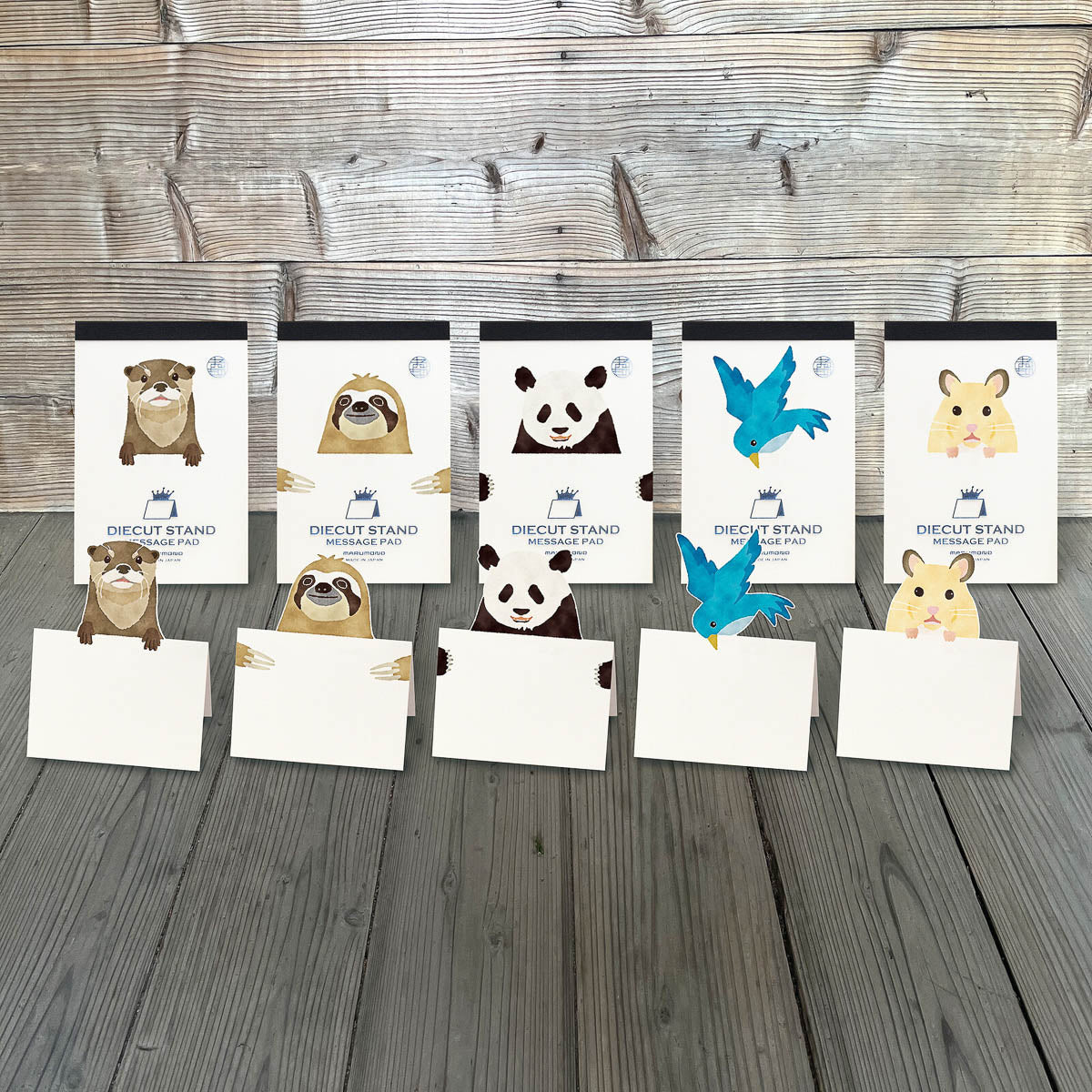 Notizblock - Die Cut Message Cards - Animals