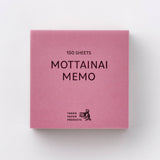 Notizblock - Takeo Paper - MOTTAINAI MEMO - 2024