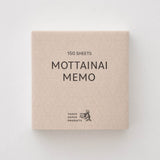 Notizblock - Takeo Paper - MOTTAINAI MEMO - 2024