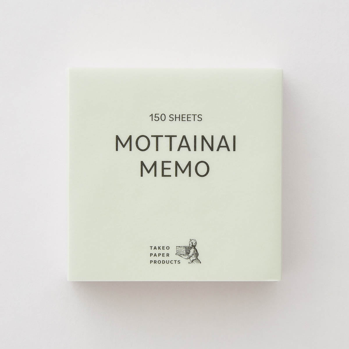 Notizblock - Takeo Paper - MOTTAINAI MEMO - 2024