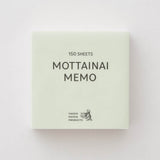 Notizblock - Takeo Paper - MOTTAINAI MEMO - 2024