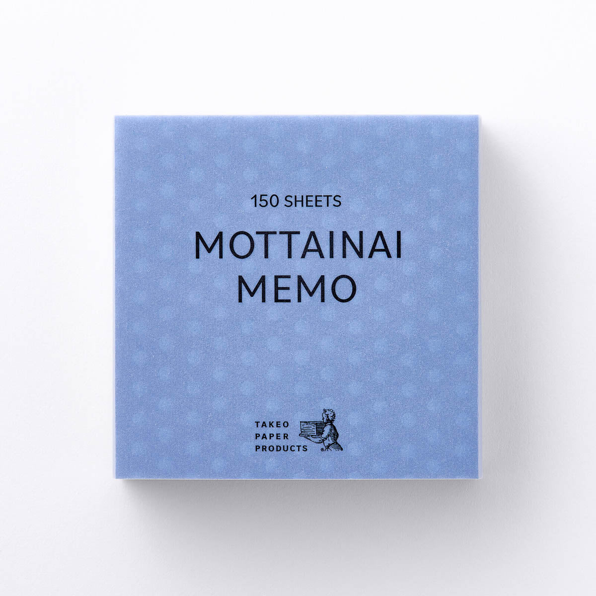 Notizblock - Takeo Paper - MOTTAINAI MEMO - 2024