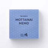 Notizblock - Takeo Paper - MOTTAINAI MEMO - 2024