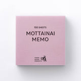Notizblock - Takeo Paper - MOTTAINAI MEMO - 2024