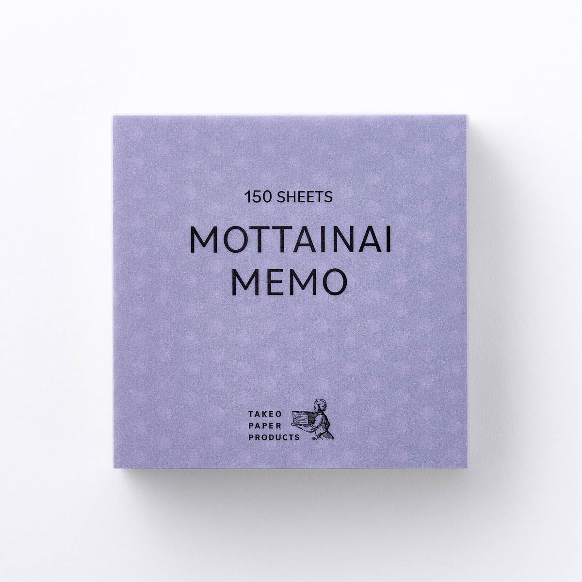 Notizblock - Takeo Paper - MOTTAINAI MEMO - 2024