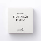 Notizblock - Takeo Paper - MOTTAINAI MEMO - 2024