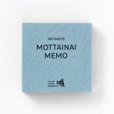 Notizblock - Takeo Paper - MOTTAINAI MEMO - 2025