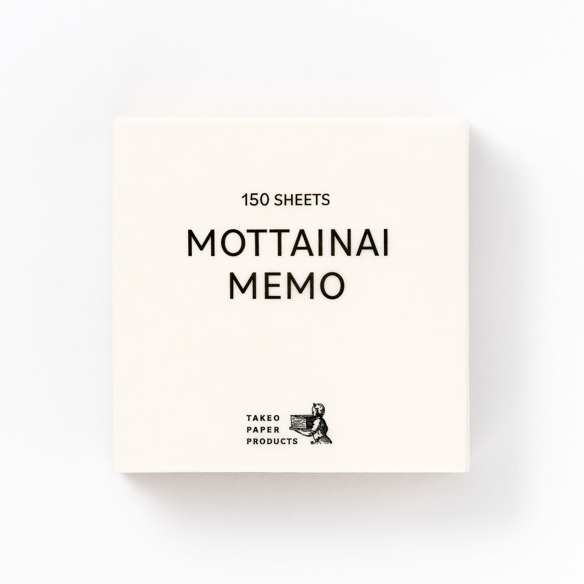 Notizblock - Takeo Paper - MOTTAINAI MEMO - 2025