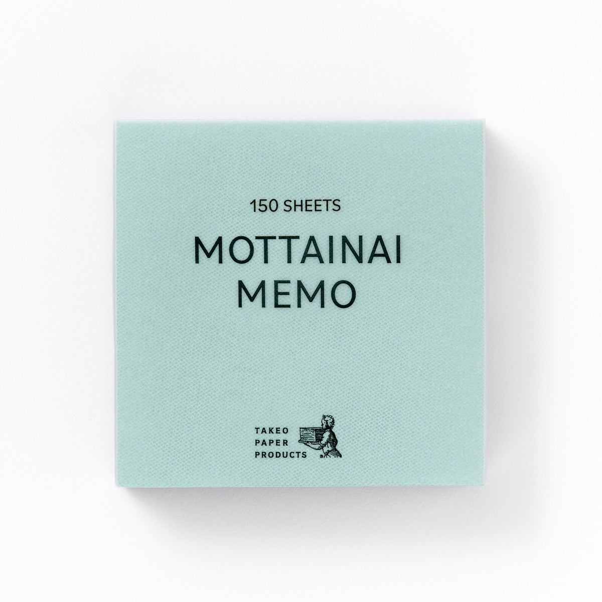 Notizblock - Takeo Paper - MOTTAINAI MEMO - 2025