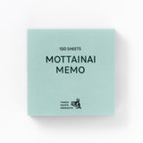 Notizblock - Takeo Paper - MOTTAINAI MEMO - 2025