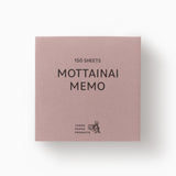 Notizblock - Takeo Paper - MOTTAINAI MEMO - 2026.1