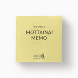 Notizblock - Takeo Paper - MOTTAINAI MEMO - 2026.1