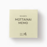 Notizblock - Takeo Paper - MOTTAINAI MEMO - 2026.1