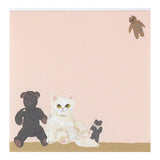 Notizblock - Greeting Life - Kahoko Sodeyama - Square Memo - Cat