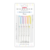 Marker - ZEBRA - Mildliner Highlighter - 5 Color Set