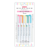 Marker - ZEBRA - Mildliner Highlighter - 5 Color Set