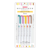 Marker - ZEBRA - Mildliner Highlighter - 5 Color Set