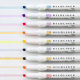 Marker - ZEBRA - Mildliner Highlighter - 5 Color Set