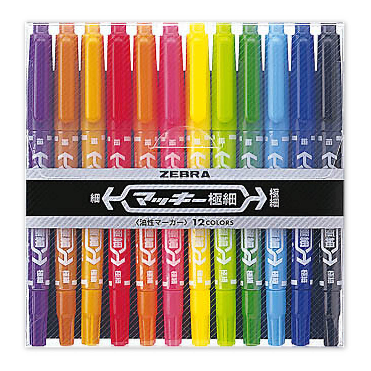 Marker - ZEBRA - Mackie - Extra Fine - Color Set