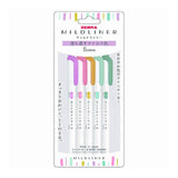 Marker - ZEBRA - Mildliner Highlighter - 5 Color Set