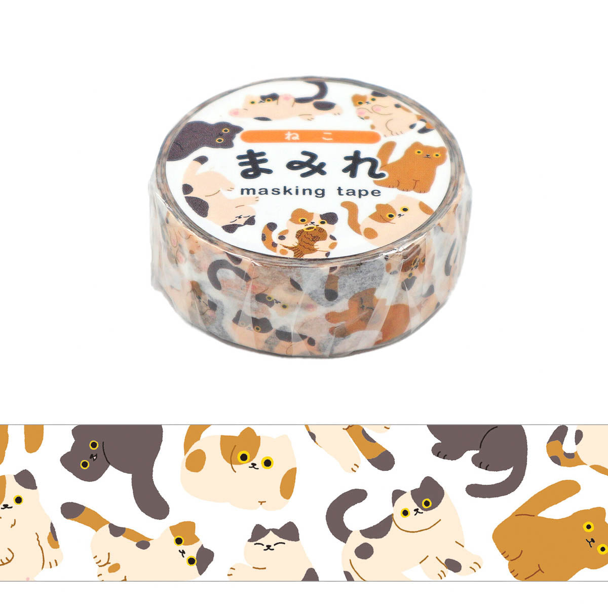 Masking Roll Sticker - WORLD CRAFT - Mamire - Cute Animals