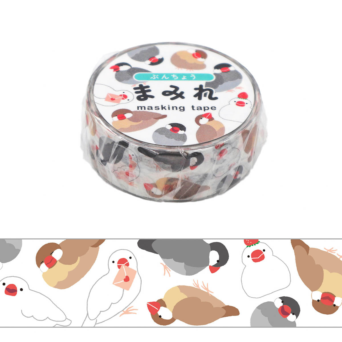 Masking Roll Sticker - WORLD CRAFT - Mamire - Cute Animals