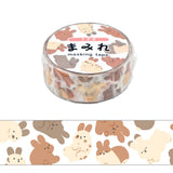 Masking Roll Sticker - WORLD CRAFT - Mamire - Cute Animals