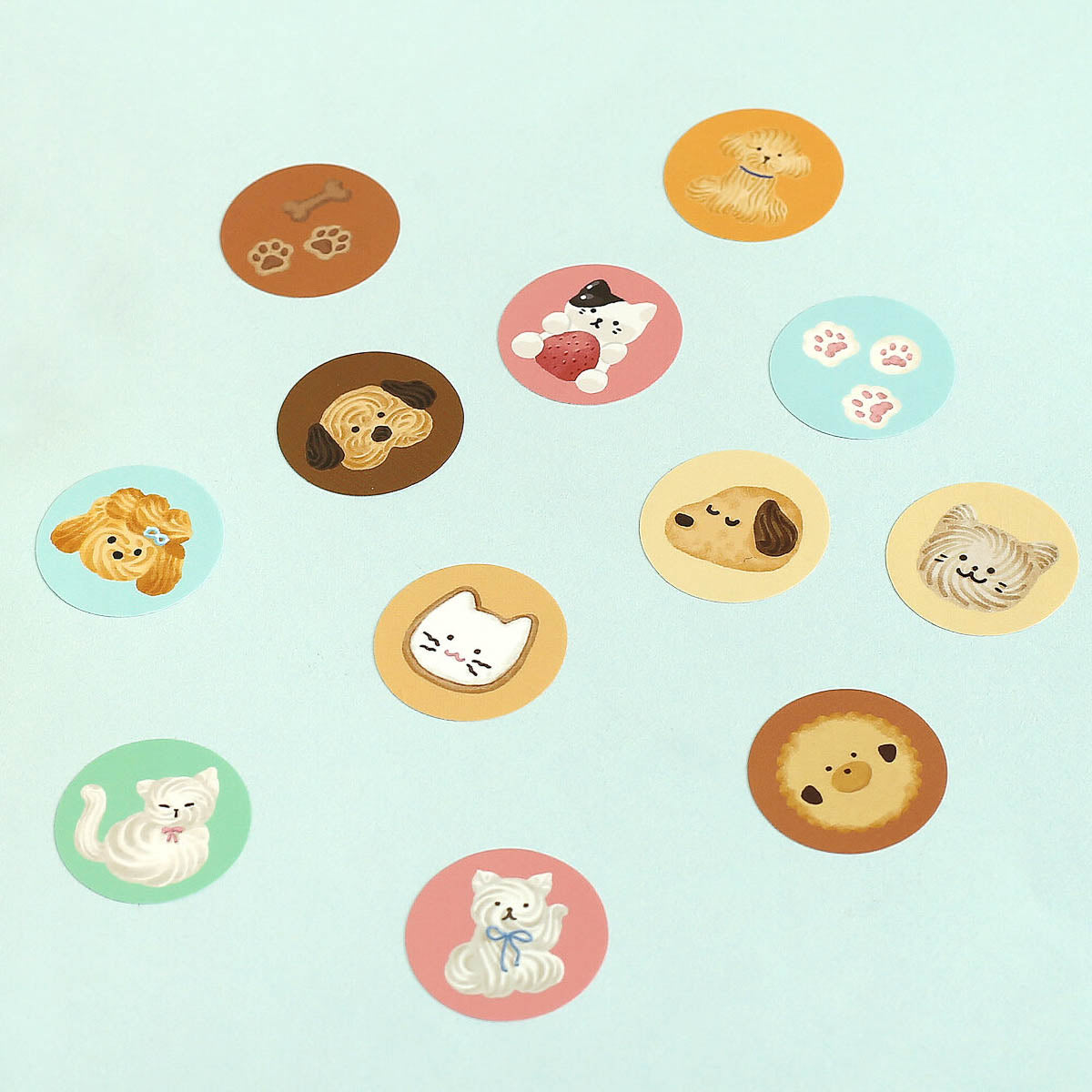 Masking Roll Sticker - Round Stickers