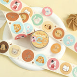 Masking Roll Sticker - Round Stickers