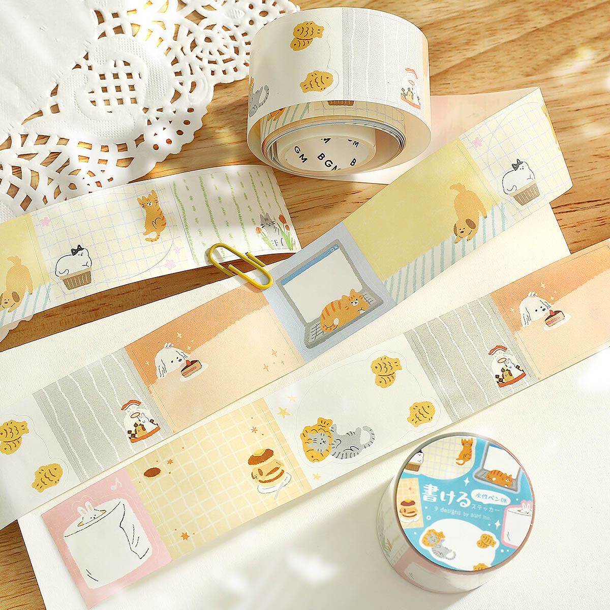 Masking Roll Sticker - Writable Stickers