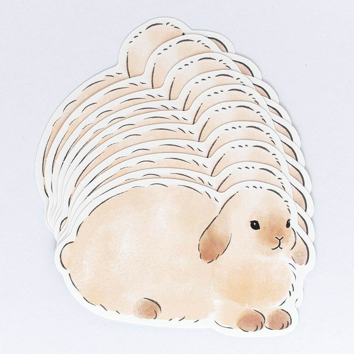 Message Card - Fluffy Animals
