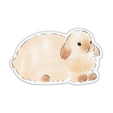 Message Card - Fluffy Animals
