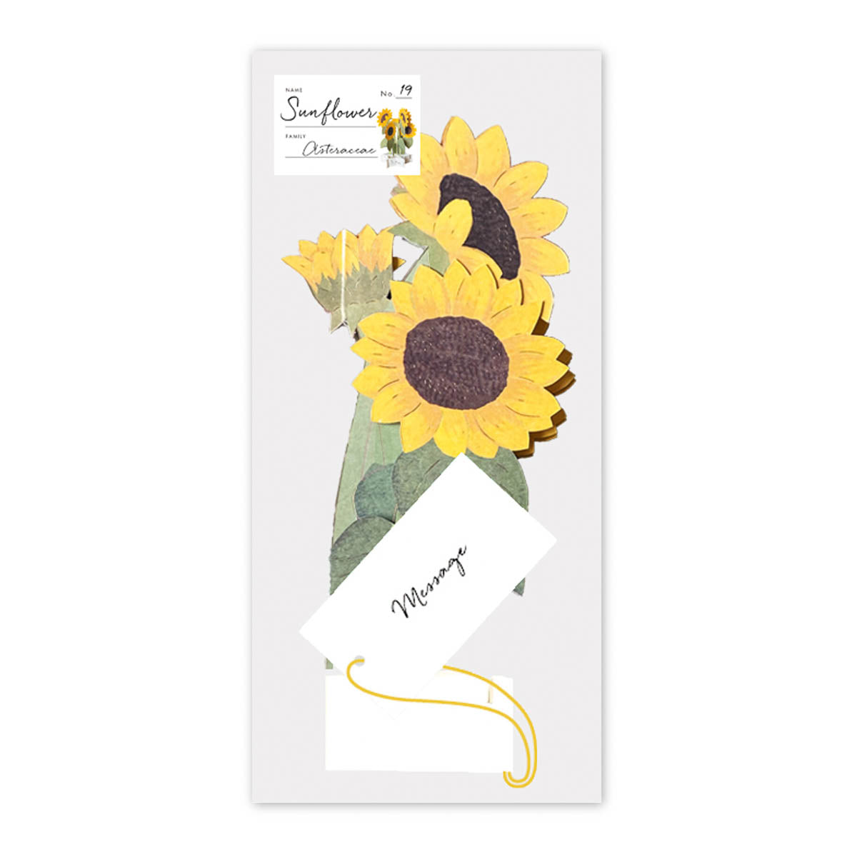 Message Card - Blumenstrauß - Groß