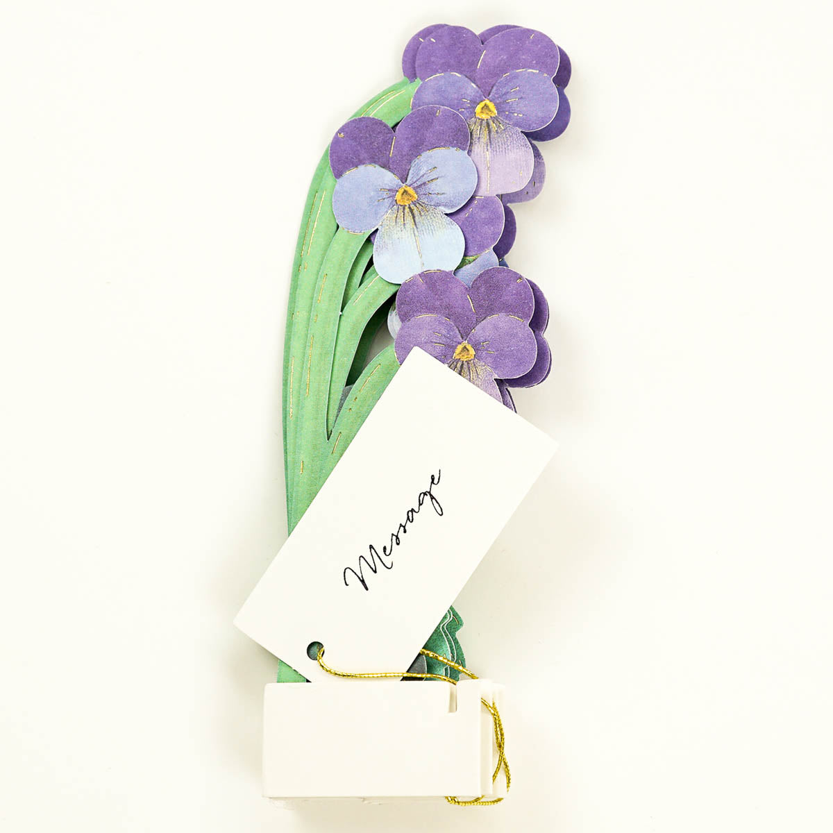 Message Card - Blumenstrauß - klein