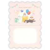 Message Card - Mini Card - Happy Birthday - Animals