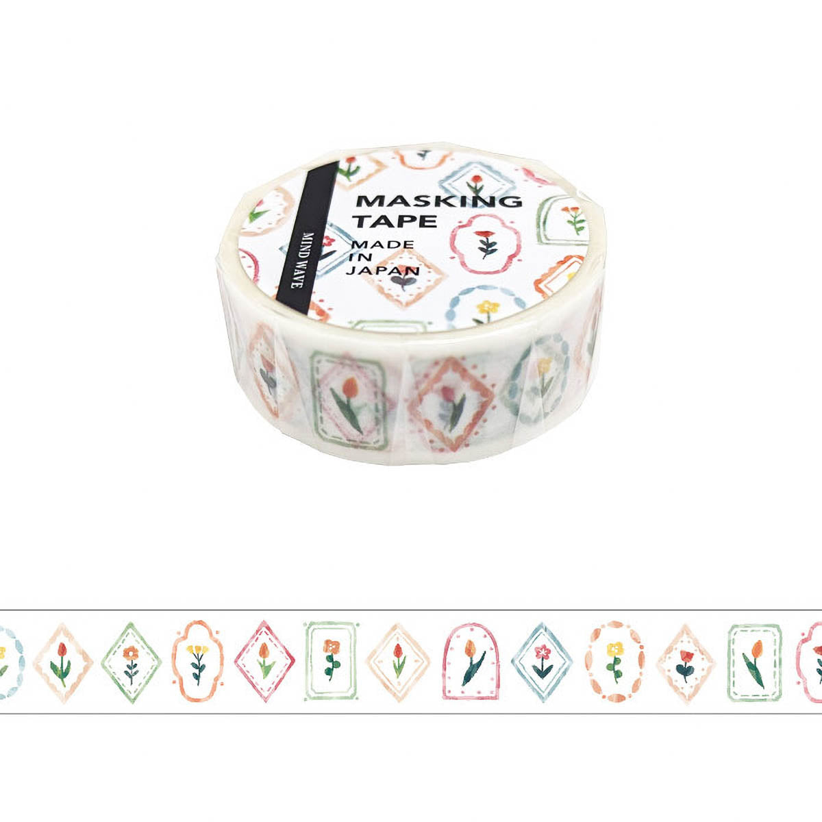 Masking Tape - Basic - Serie 1 - Blumen und Karos