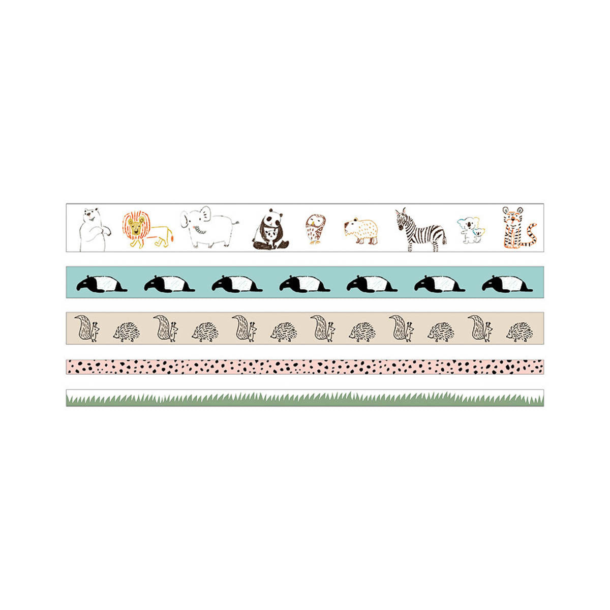 Masking Tape - Mini Masking Tape Set - 5 Muster