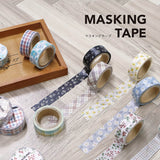 Masking Tape - Basic - Serie 1 - Blumen und Karos