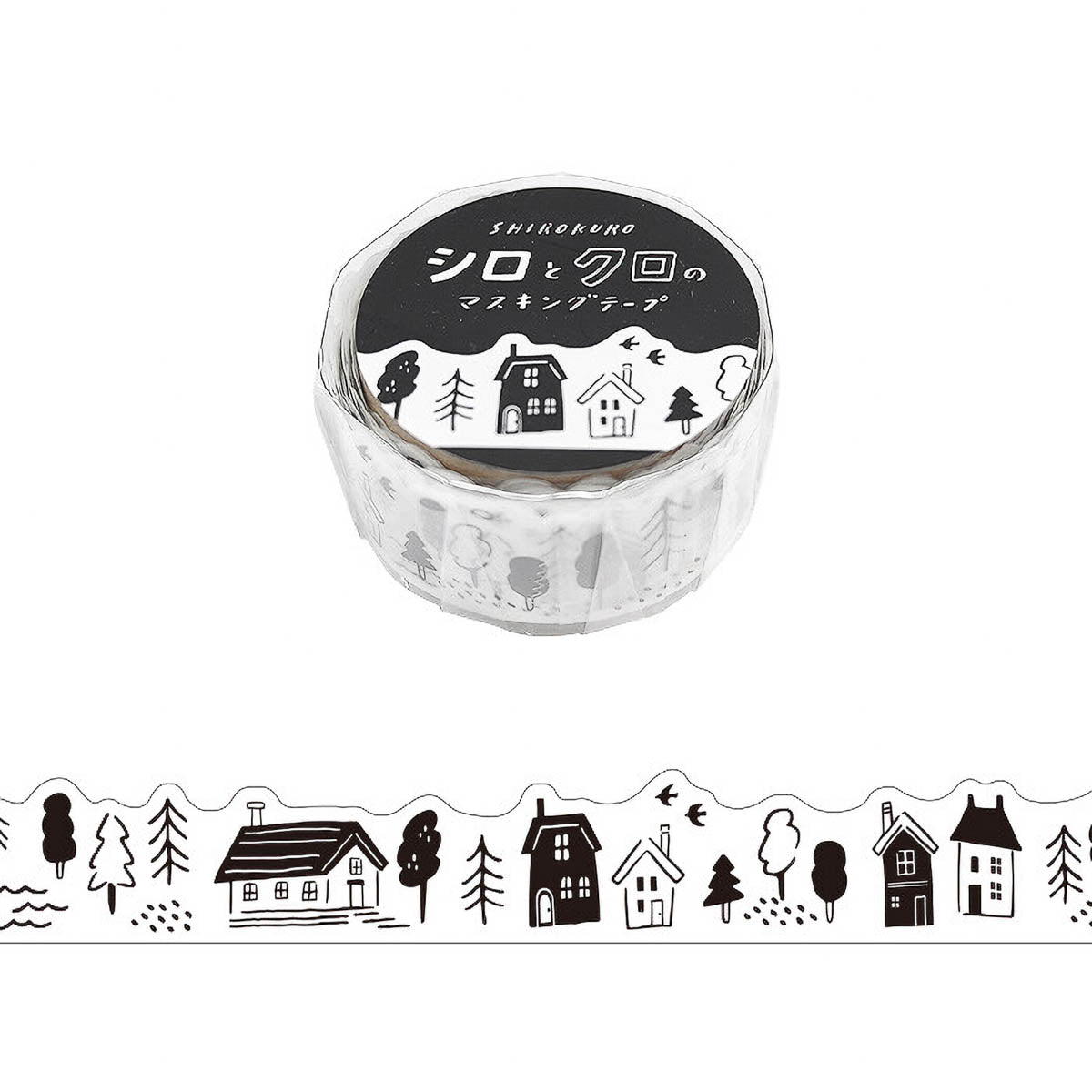 Masking Tape - Shiro Kuro - Schwarz und Weiß