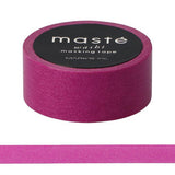 Masking Tape - masté - Basic - COLORFULLY COLORFUL - PLAIN