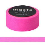 Masking Tape - masté - Basic - VISIBLE NEON - PLAIN