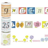 Masking Tape - masté - Planner Decoration - Titles - With Dates