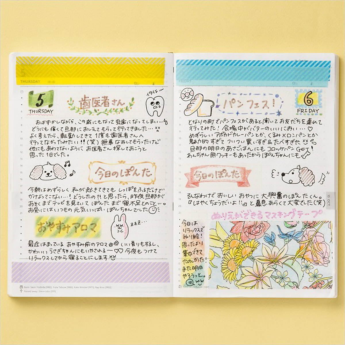 Masking Tape - masté - Journal Decoration - Title Frames