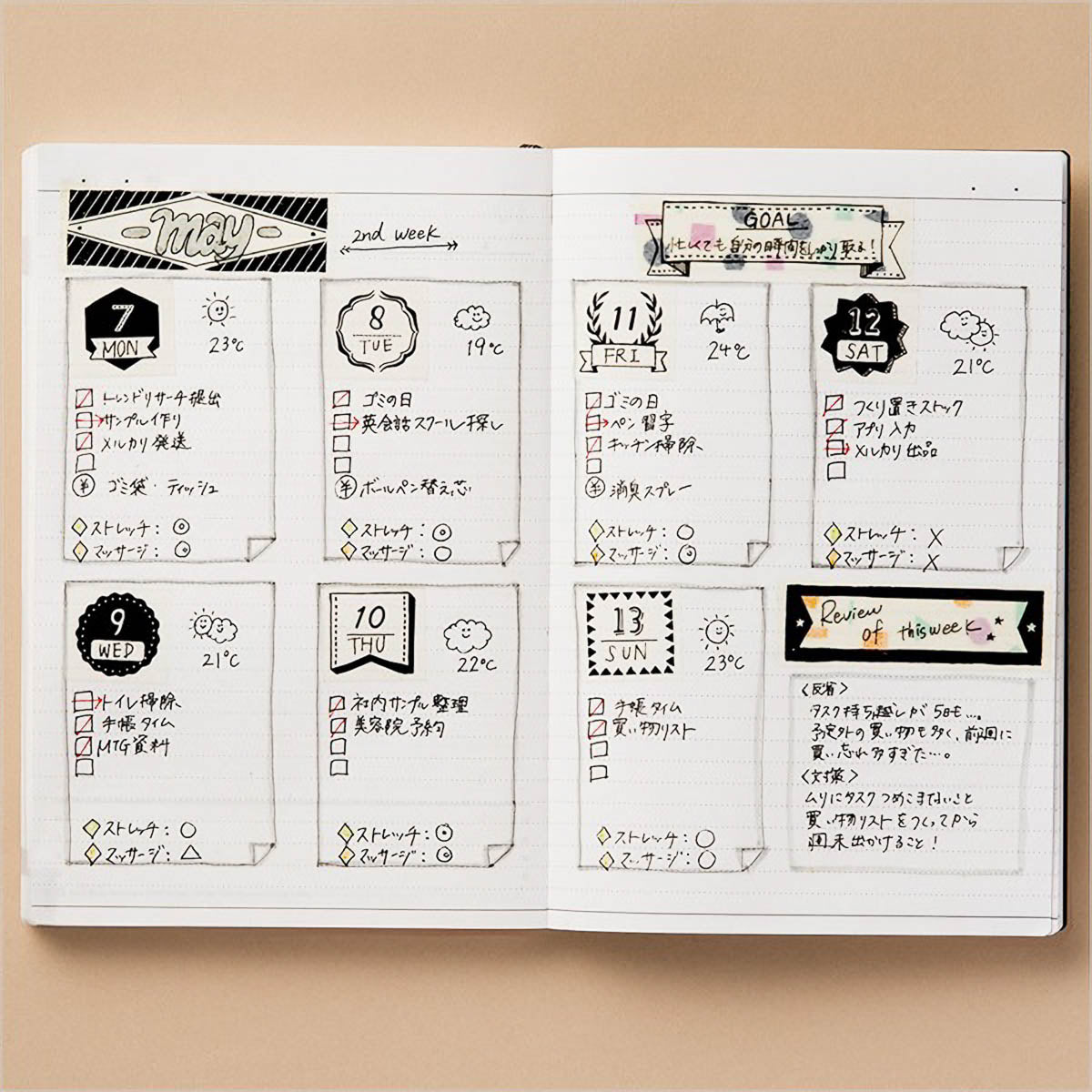 Masking Tape - masté - Journal Decoration - Title Frames