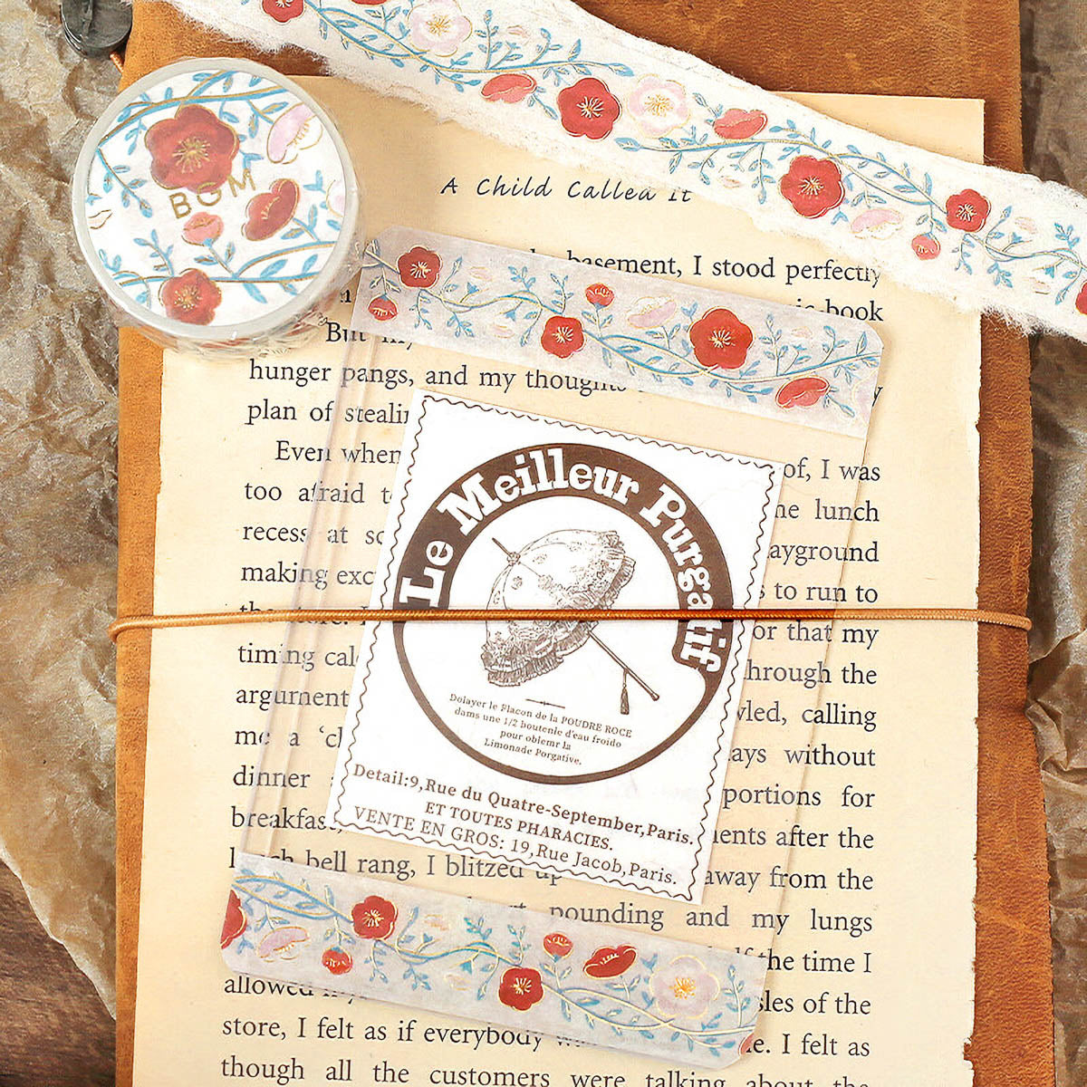 Masking Tape - Flower Pattern