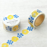 Masking Tape - Papier Platz - kurogoma - Flowers