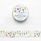Masking Tape - Papier Platz - kurogoma - Flowers