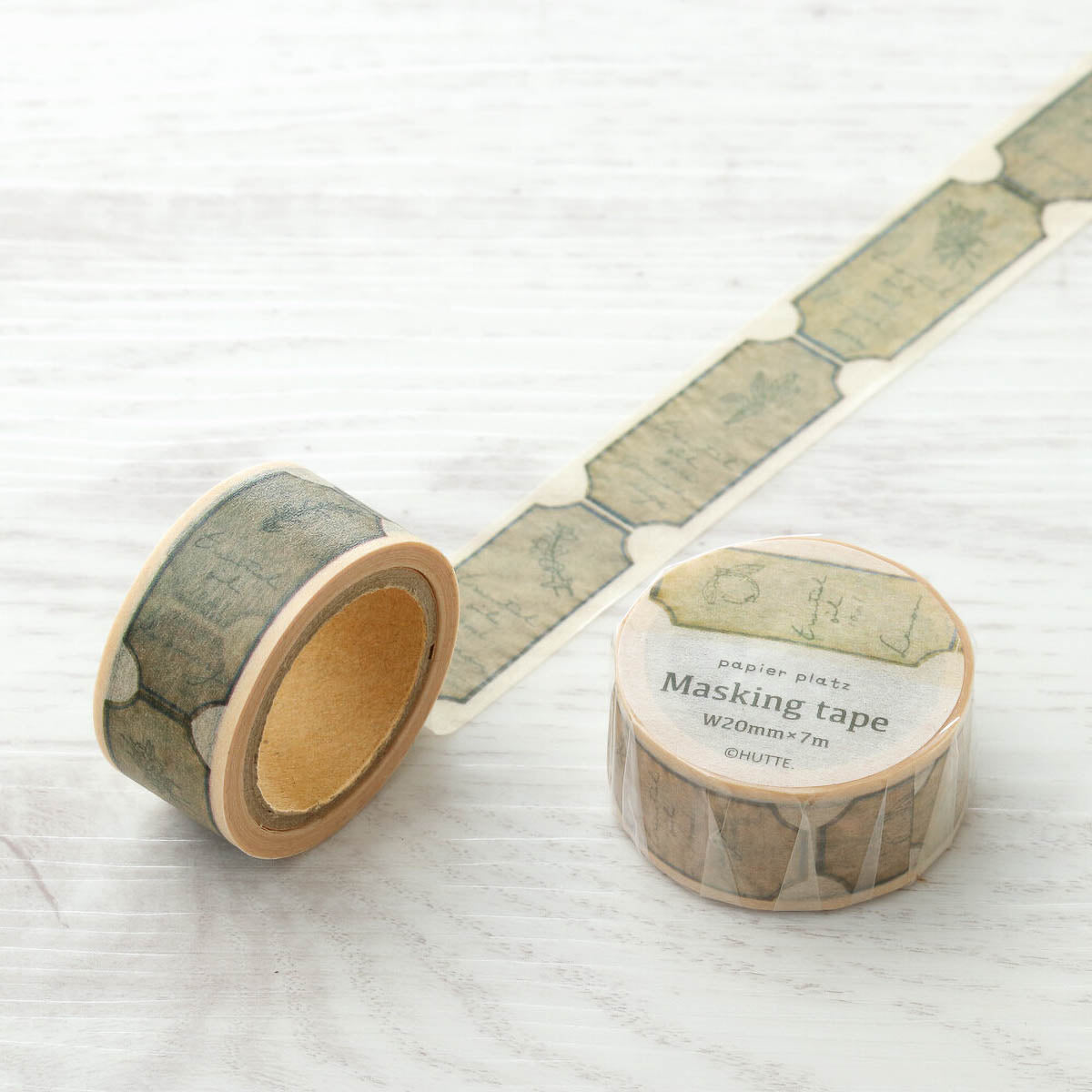 Masking Tape - Papier Platz - HÜTTE. - Label